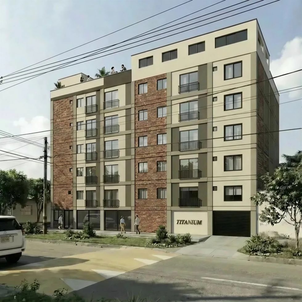 Fachada del proyecto Titanium River